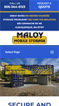 Mobile Screenshot of maloystorage.com